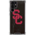 University of Southern California USC Black Distressed Galaxy S24 Ultra Clear Case