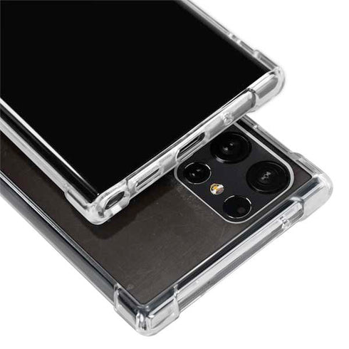 University of Southern California USC Black Distressed Galaxy S24 Ultra Clear Case