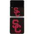 University of Southern California USC Black Distressed Galaxy Z Flip3 5G Skin