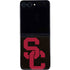 University of Southern California USC Black Distressed Galaxy Z Flip5 5G Skin