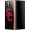 University of Southern California USC Black Distressed Galaxy Z Fold2 5G Skin