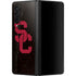University of Southern California USC Black Distressed Galaxy Z Fold3 5G Skin