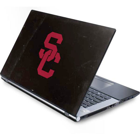 University of Southern California USC Black Distressed Generic Laptop Skin