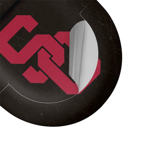 University of Southern California USC Black Distressed Google Pixel Buds Skin