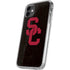 University of Southern California USC Black Distressed iPhone 11 Clear Case