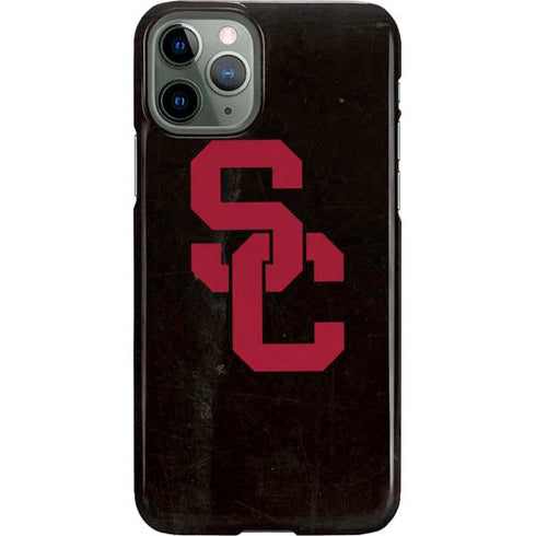 University of Southern California USC Black Distressed iPhone 11 Pro Lite Case