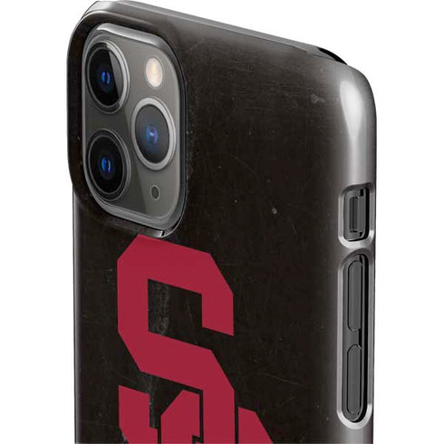 University of Southern California USC Black Distressed iPhone 11 Pro Lite Case
