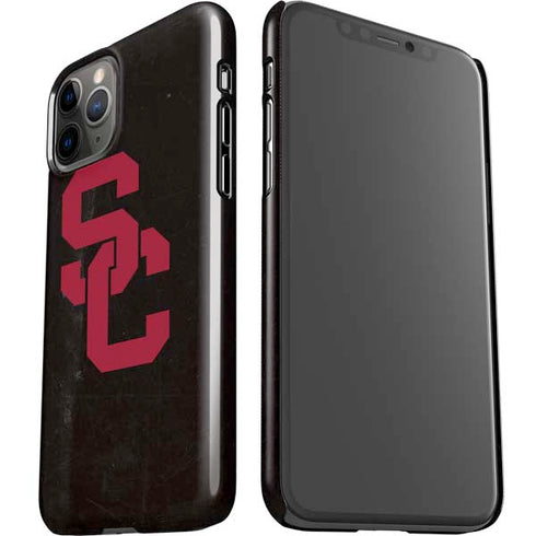 University of Southern California USC Black Distressed iPhone 11 Pro Lite Case