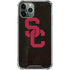 University of Southern California USC Black Distressed iPhone 11 Pro Max Clear Case