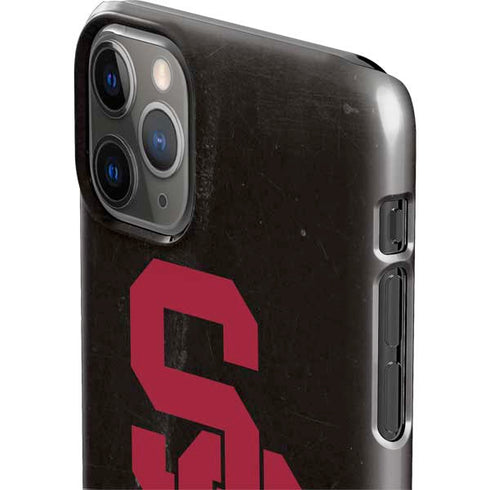 University of Southern California USC Black Distressed iPhone 11 Pro Max Lite Case