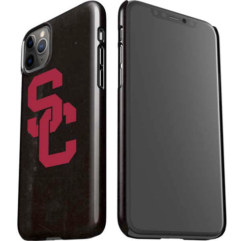 University of Southern California USC Black Distressed iPhone 11 Pro Max Lite Case