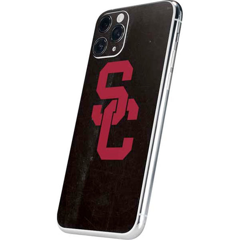 University of Southern California USC Black Distressed iPhone 11 Pro Skin