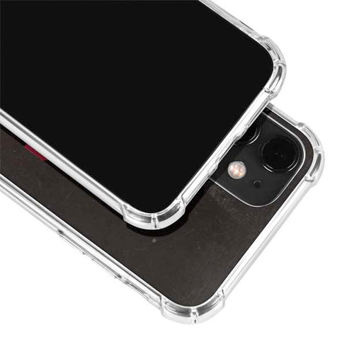 University of Southern California USC Black Distressed iPhone 12 Clear Case
