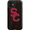 University of Southern California USC Black Distressed iPhone 12 Impact Case