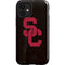 University of Southern California USC Black Distressed iPhone 12 Mini Impact Case