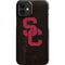University of Southern California USC Black Distressed iPhone 12 Mini Lite Case