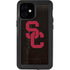 University of Southern California USC Black Distressed iPhone 12 Mini Waterproof Case