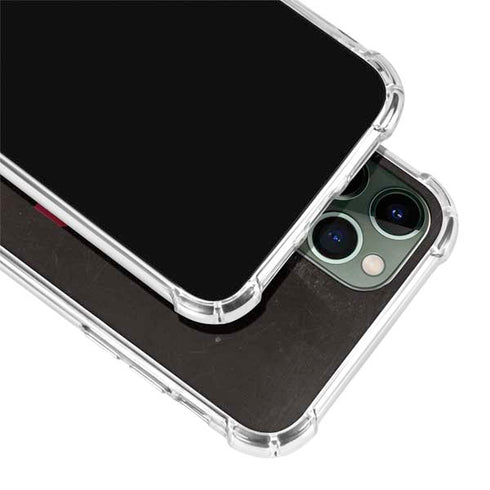 University of Southern California USC Black Distressed iPhone 12 Pro Clear Case