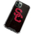 University of Southern California USC Black Distressed iPhone 12 Pro Clear Case