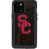University of Southern California USC Black Distressed iPhone 12 Pro Max Waterproof Case