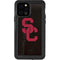 University of Southern California USC Black Distressed iPhone 12 Pro Waterproof Case