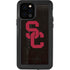 University of Southern California USC Black Distressed iPhone 12 Pro Waterproof Case