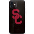 University of Southern California USC Black Distressed iPhone 12 Skin