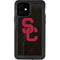 University of Southern California USC Black Distressed iPhone 12 Waterproof Case
