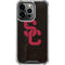 University of Southern California USC Black Distressed iPhone 13 Pro Clear Case