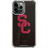 University of Southern California USC Black Distressed iPhone 13 Pro Max Clear Case
