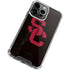 University of Southern California USC Black Distressed iPhone 13 Pro Max Clear Case
