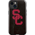 University of Southern California USC Black Distressed iPhone 14 Plus Impact Case