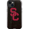 University of Southern California USC Black Distressed iPhone 15 Plus Impact Case