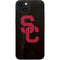 University of Southern California USC Black Distressed iPhone 15 Plus Skin