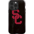 University of Southern California USC Black Distressed iPhone 15 Pro Impact Case