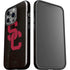 University of Southern California USC Black Distressed iPhone 15 Pro Impact Case