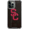 University of Southern California USC Black Distressed iPhone 14 Pro Max Clear Case