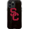 University of Southern California USC Black Distressed iPhone 15 Pro Max Impact Case