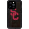 University of Southern California USC Black Distressed iPhone 14 Pro Waterproof Case