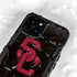 University of Southern California USC Black Distressed iPhone 15 Waterproof Case