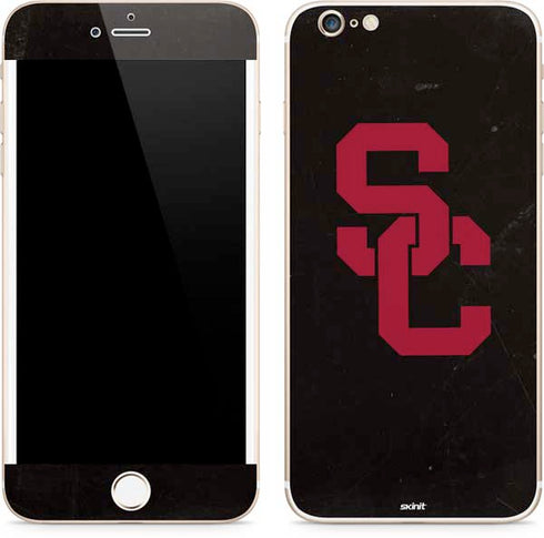 University of Southern California USC Black Distressed iPhone 6/6s Plus Skin