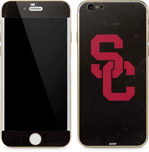 University of Southern California USC Black Distressed iPhone 6/6s Skin