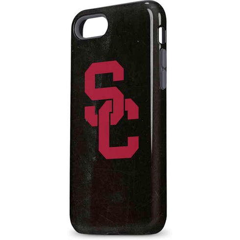 University of Southern California USC Black Distressed iPhone 7 Pro Case