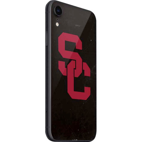 University of Southern California USC Black Distressed iPhone SE (2nd & 3rd Gen) Skin