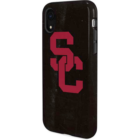 University of Southern California USC Black Distressed iPhone XR Pro Case