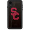 University of Southern California USC Black Distressed iPhone XR Waterproof Case
