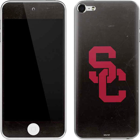 University of Southern California USC Black Distressed Apple iPod Skin