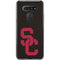 University of Southern California USC Black Distressed LG K51/Q51 Clear Case