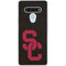 University of Southern California USC Black Distressed LG Stylo 6 Clear Case