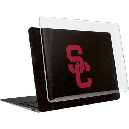 University of Southern California USC Black Distressed MacBook Air 13in (2020) Case plus Skin